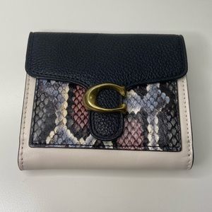 Coach Tabby Small Wallet Snakeskin